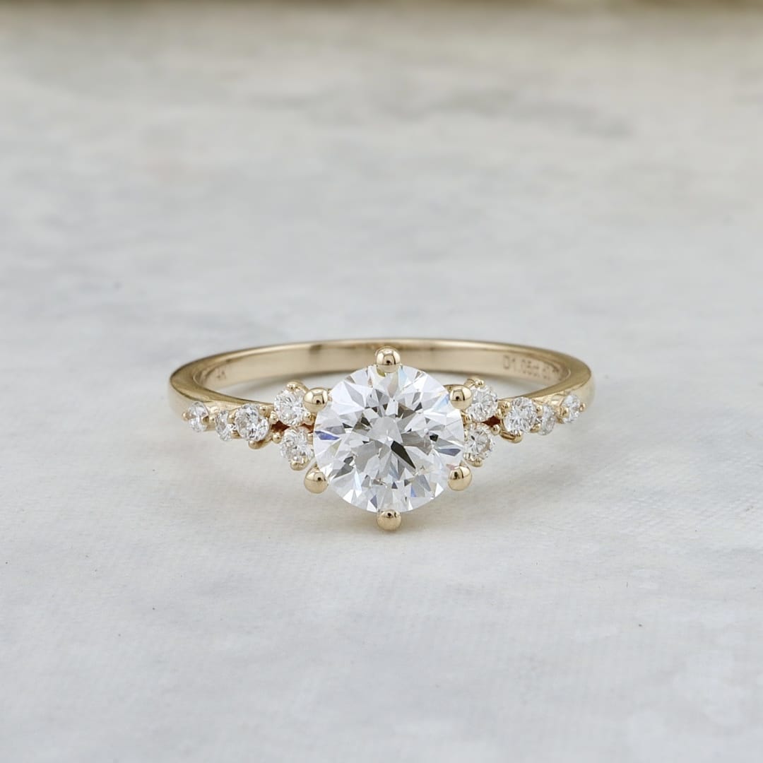 Bague Nimbus Mathieu Blanchard Bagues Bague de fiançailles sur mesure — Centrale 1ct | Mathieu Blanchard Mathieu Blanchard Joaillerie