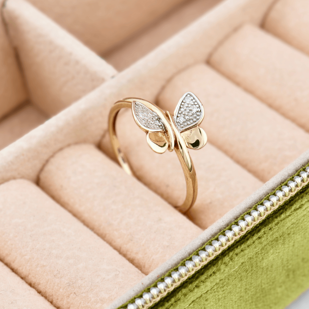 - Bagues Bague Papillon en or 10K et diamants