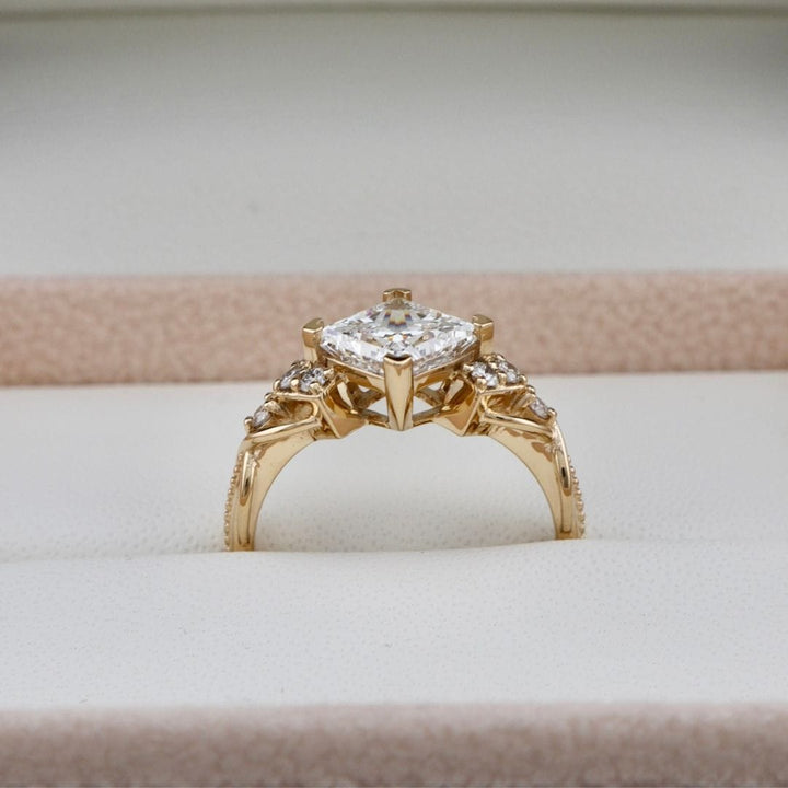 Bague Princesse Mathieu Blanchard Bague de Fiançailles en diamants 2ct princesse | Mathieu Blanchard Mathieu Blanchard Joaillerie