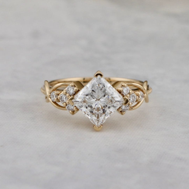 Bague Princesse Mathieu Blanchard Bague de Fiançailles en diamants 2ct princesse | Mathieu Blanchard Mathieu Blanchard Joaillerie