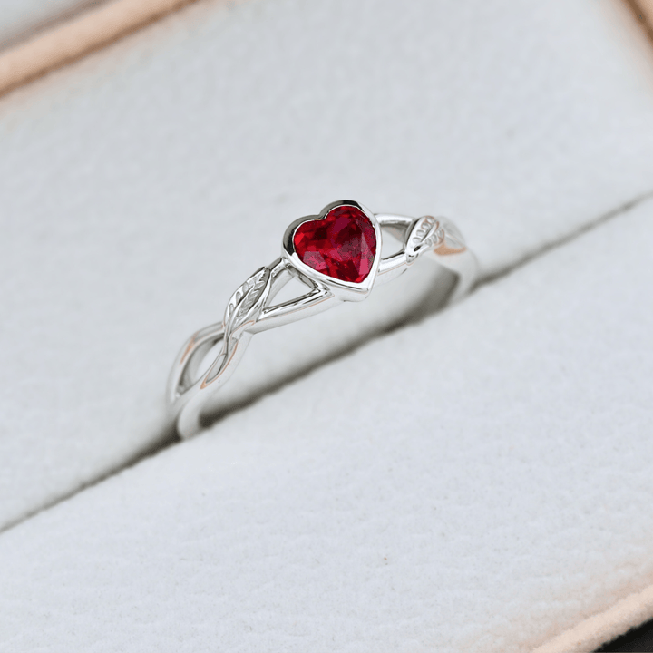 Mathieu Blanchard Bagues Bague Rubis Coeur