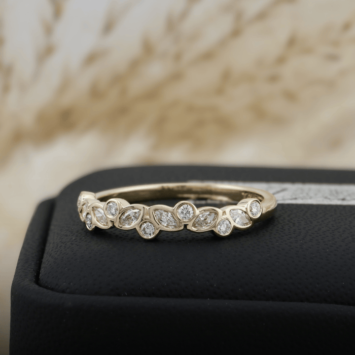 Mathieu Blanchard Bagues Bague semi-éternité Marquise Diamants