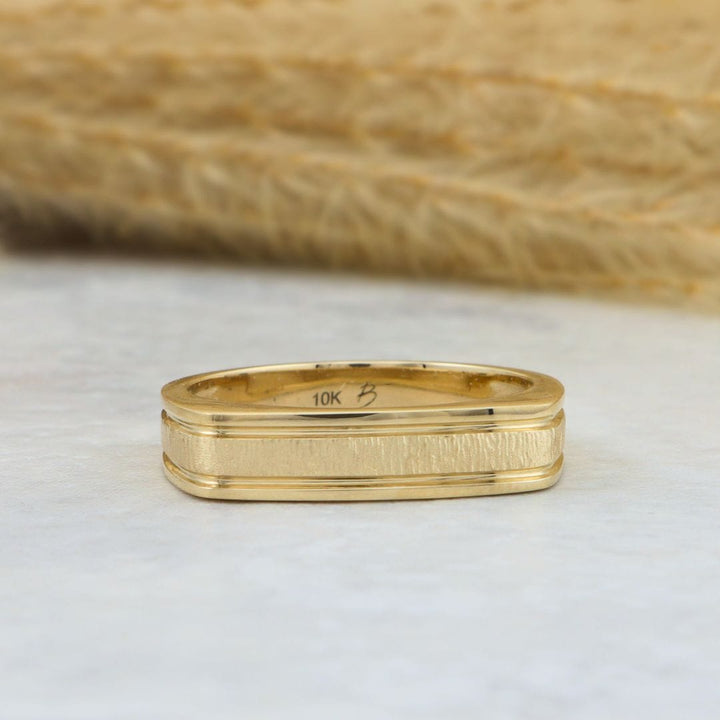 Mathieu Blanchard Bagues Bague Signet texturé