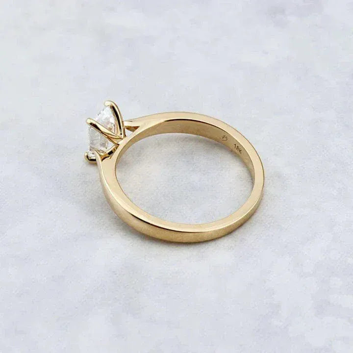 Mathieu Blanchard Bagues Bague solitaire Diamant Émeraude 0,5 ct - 1 ct