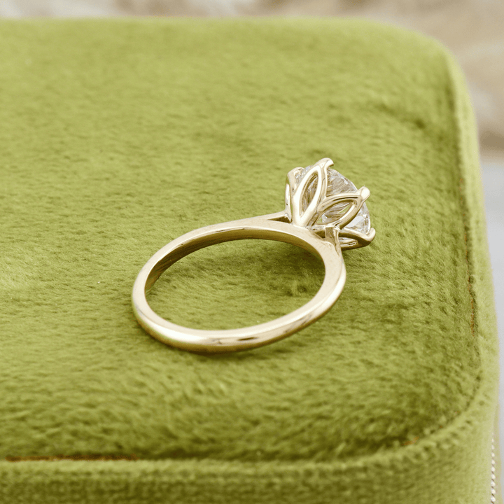 Mathieu Blanchard Bagues Bague Solitaire Lotus Diamant 2.5 ct