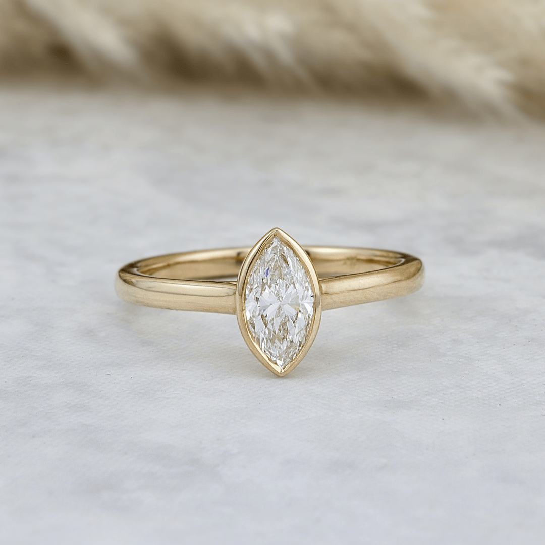 Bague solitaire Marquise diamants 0.50 ct Mathieu Blanchard Bagues Bague solitaire Marquise diamants 0.50 ct Mathieu Blanchard Joaillerie