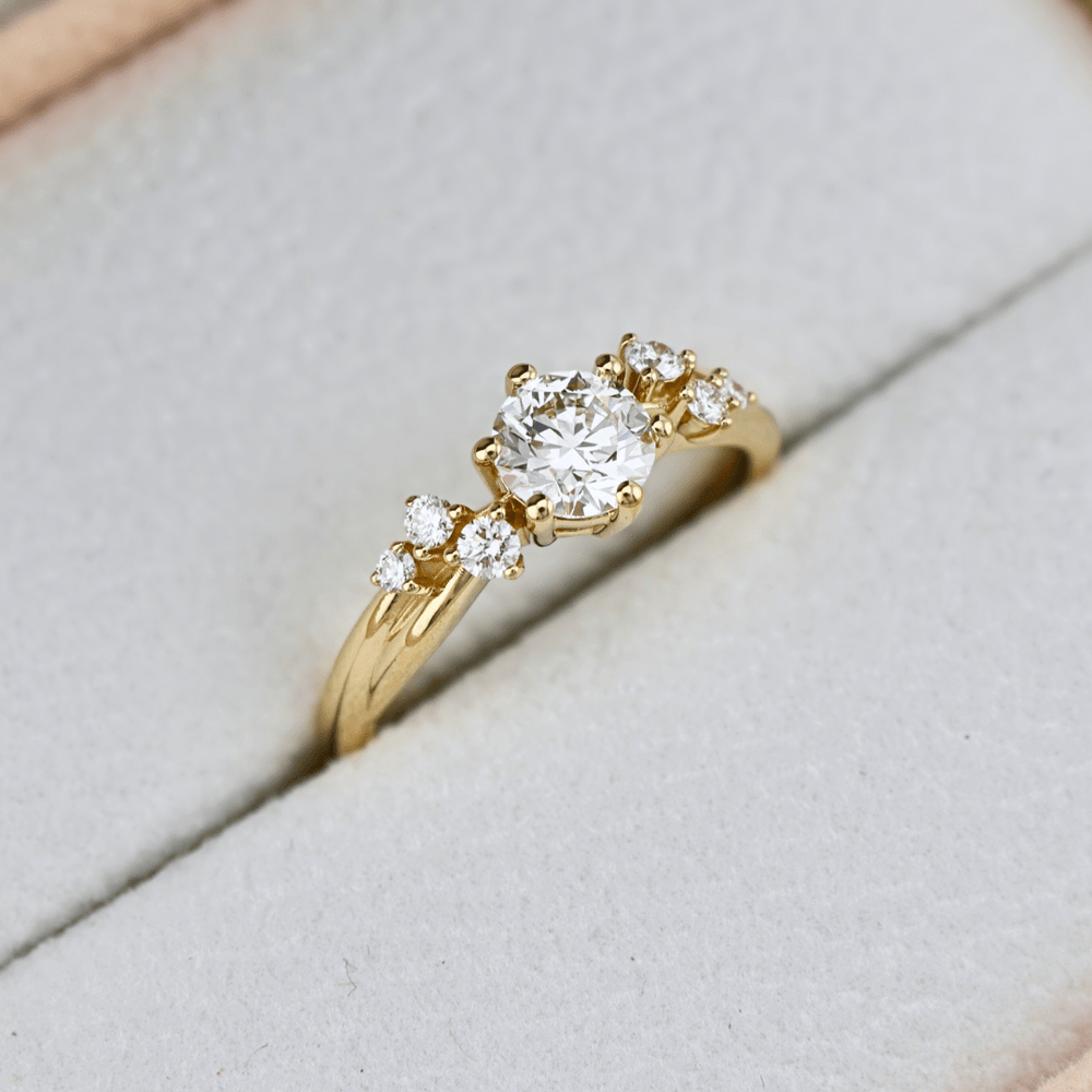 Bague solitaire Torsade et diamant 0,55 ct Mathieu Blanchard Bagues Bague de fiançailles Torsade en diamants | Mathieu Blanchard Mathieu Blanchard Joaillerie