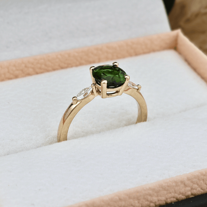 Mathieu Blanchard Bagues Bague Tourmaline et Diamants