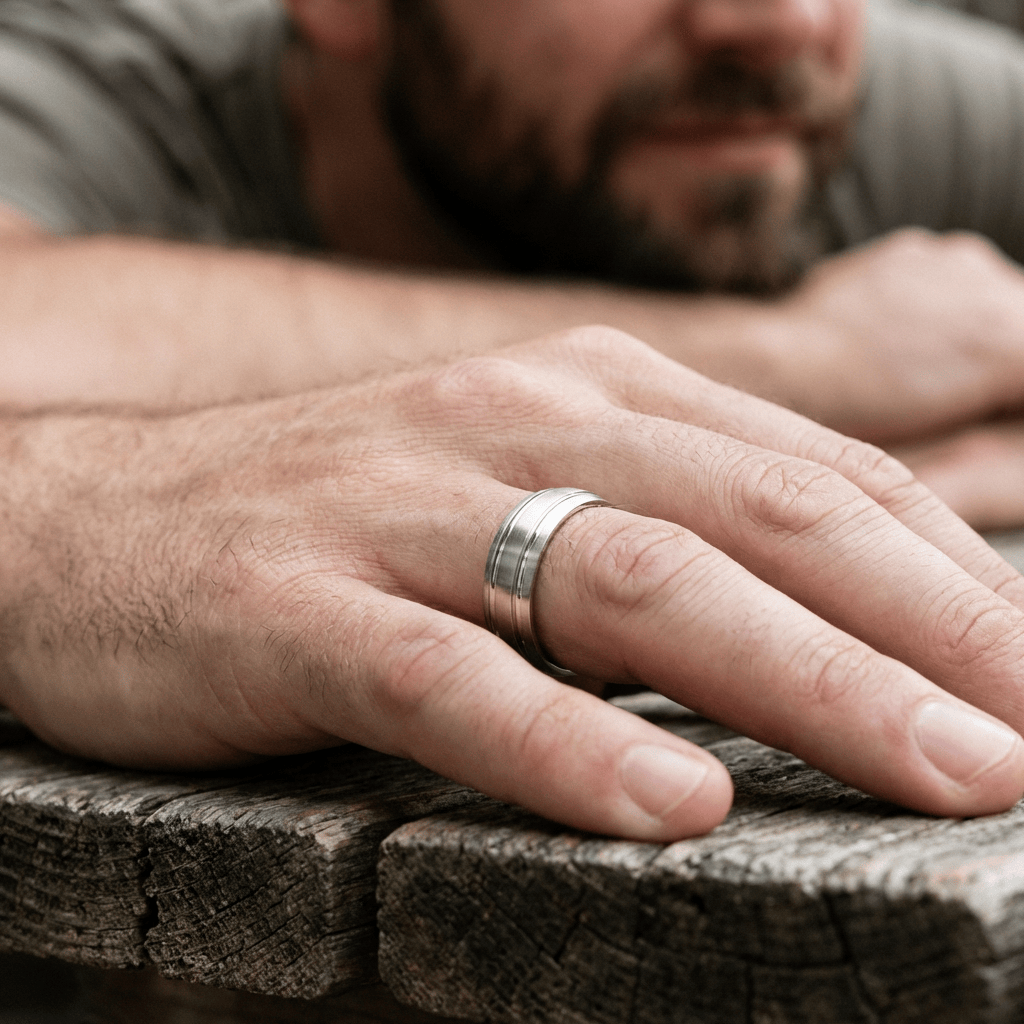 Bagueet aigue marine Mathieu Blanchard Jonc sur mesure en or 14K et aigue-marine  | Mathieu Blanchard Mathieu Blanchard Joaillerie