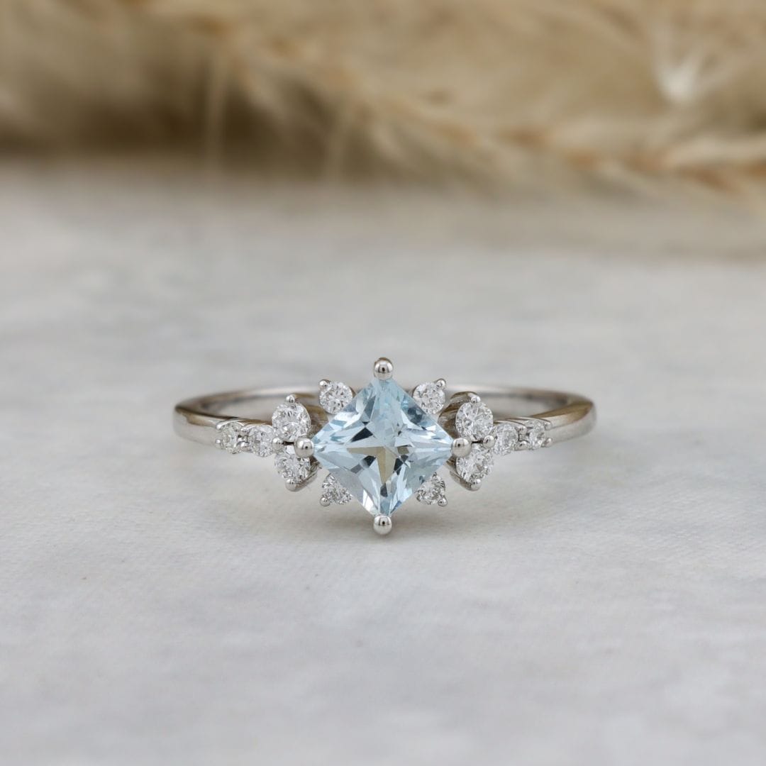 Mathieu Blanchard Bagues Bagues Princesse Topaze et Diamant