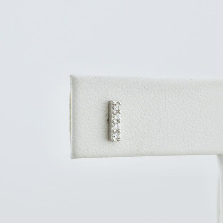 Mathieu Blanchard Boucles d'oreilles Boucles d'oreilles Barre en argent sterling