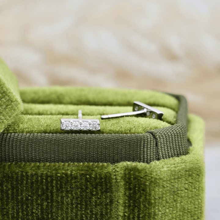 Mathieu Blanchard Boucles d'oreilles Boucles d'oreilles Barre en argent sterling