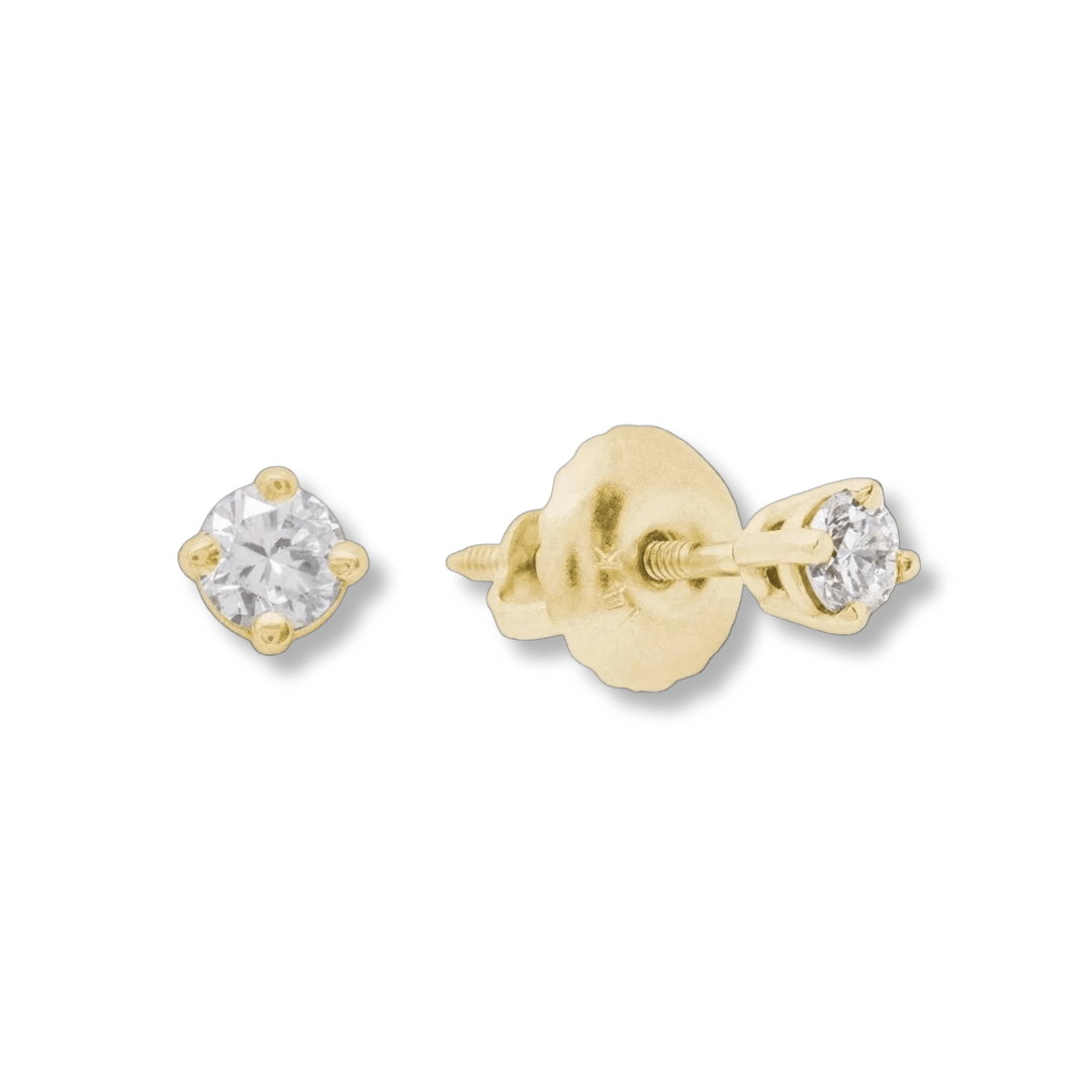 Mathieu Blanchard Boucles d'oreilles Boucles d'oreilles Classiques en or 14K et diamants