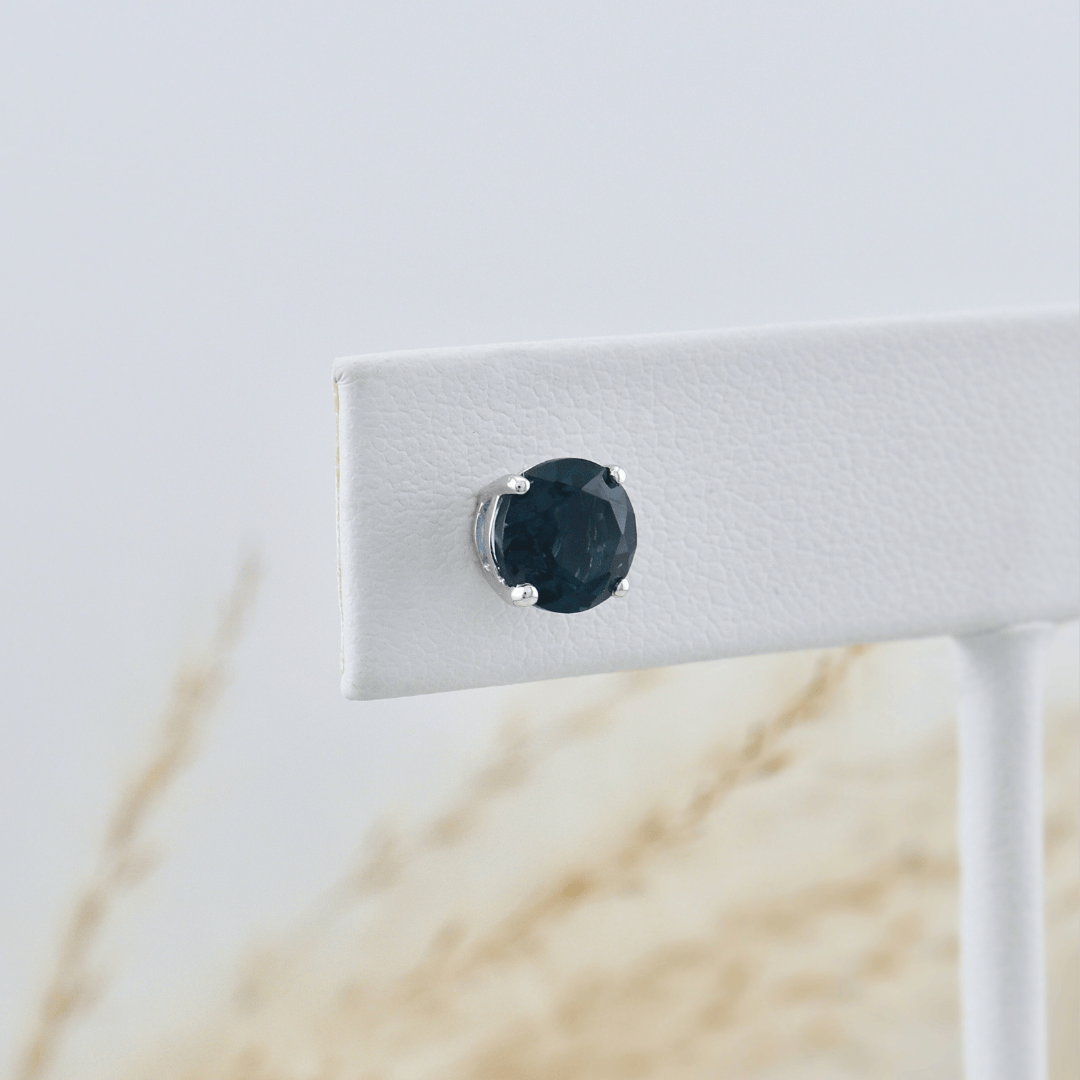 Boucles d’oreilles Classiques Topaze Bleu London Mathieu Blanchard Boucles d&