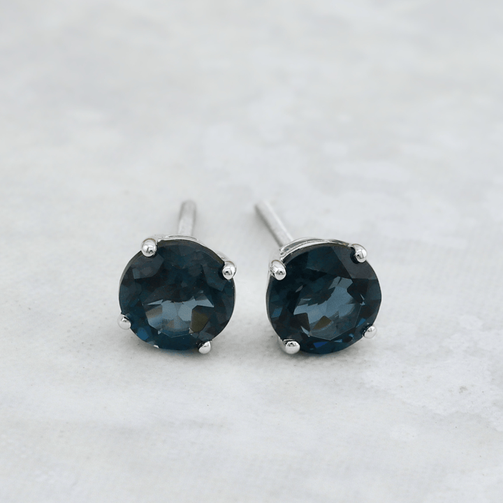 Mathieu Blanchard Boucles d'oreilles Boucles d’oreilles Classiques Topaze Bleu London