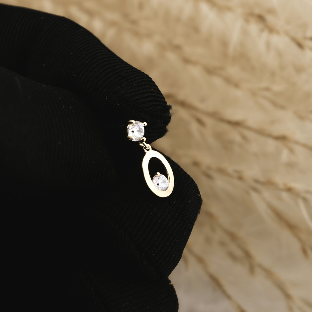 - Boucles d'oreilles Boucles d'oreilles en or jaune 10K