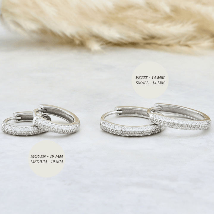 Mathieu Blanchard Boucles d'oreilles Boucles d'oreilles Huggies en argent sterling