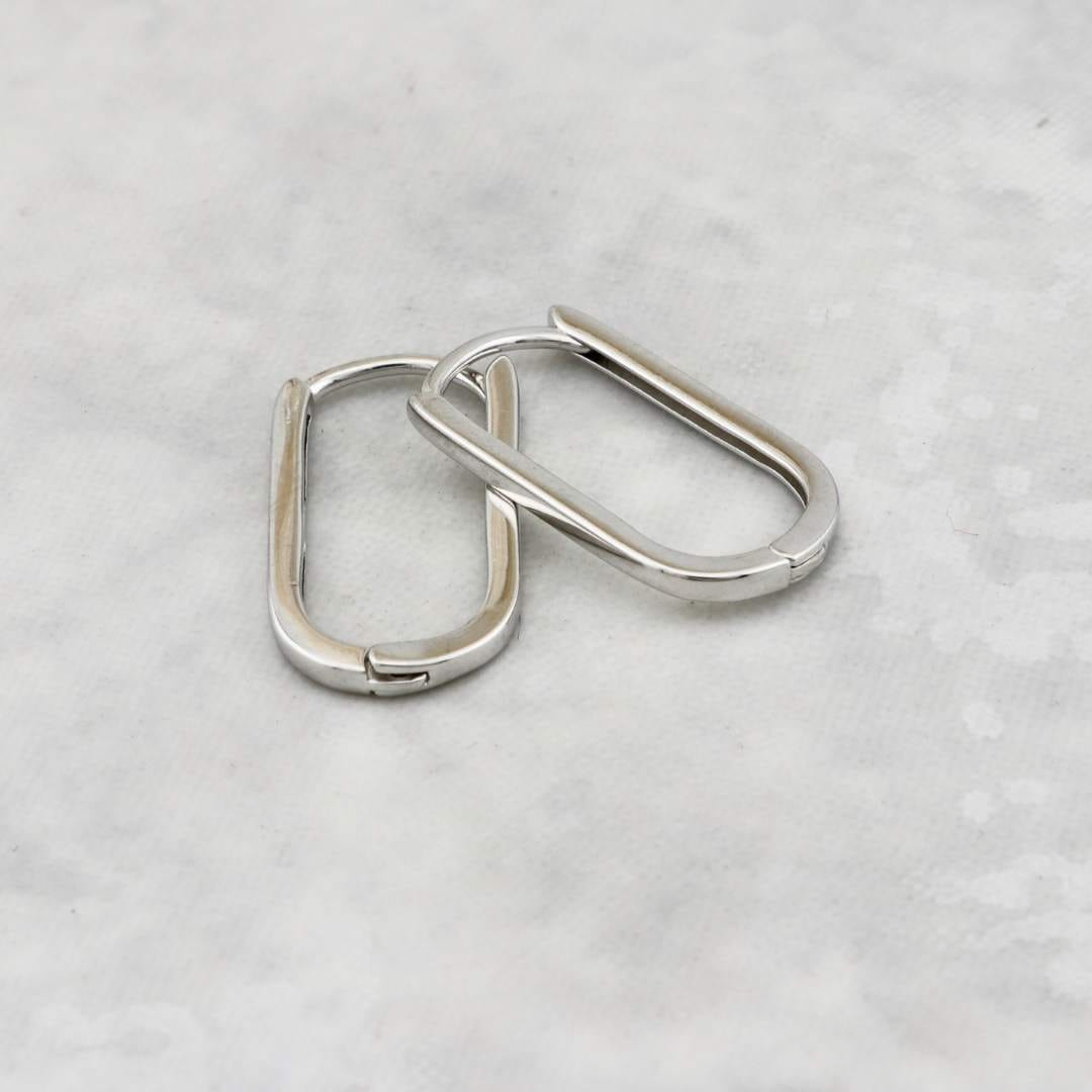 Mathieu Blanchard Boucles d'oreilles Boucles d'oreilles Huggies en argent sterling