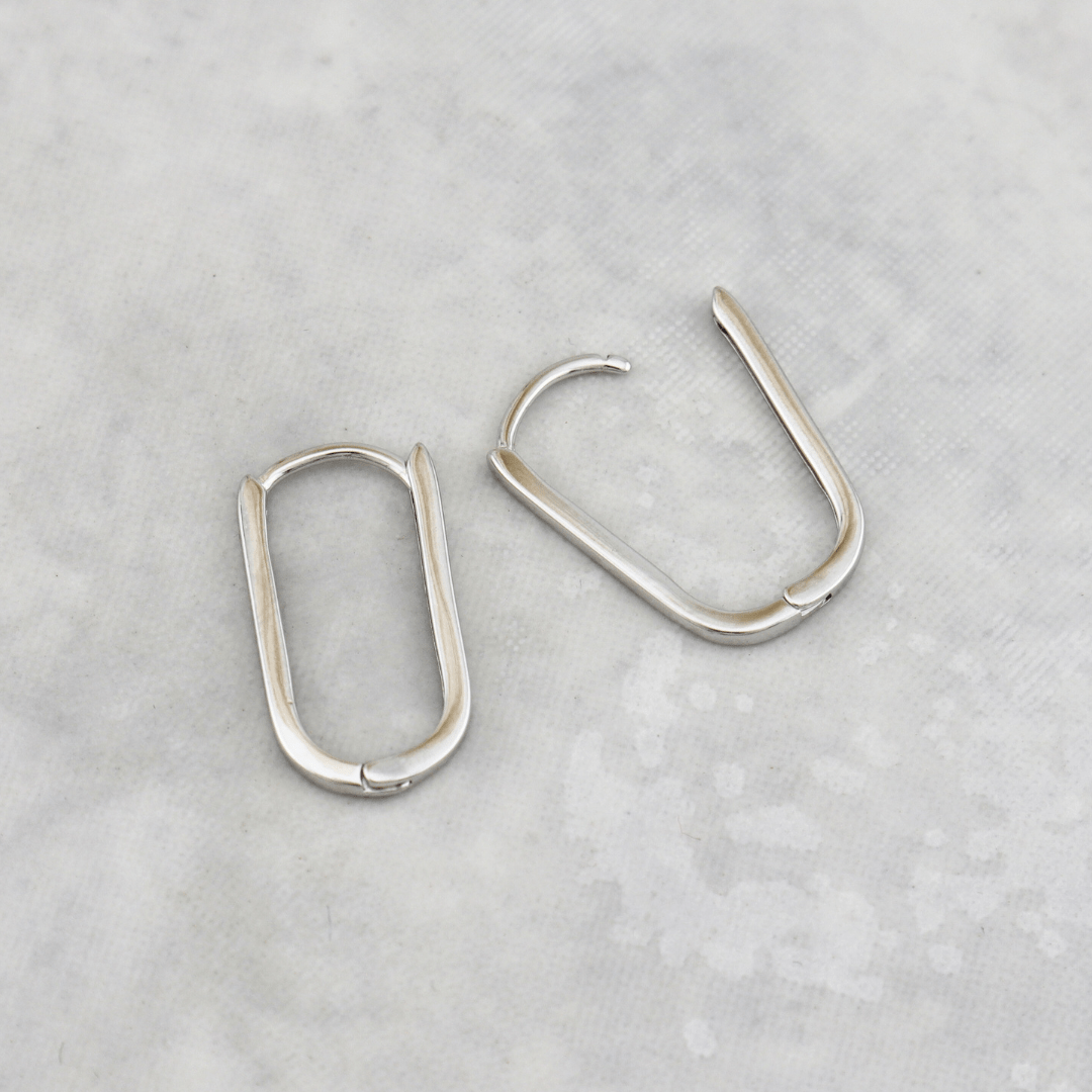 Mathieu Blanchard Boucles d'oreilles Boucles d'oreilles Huggies en argent sterling