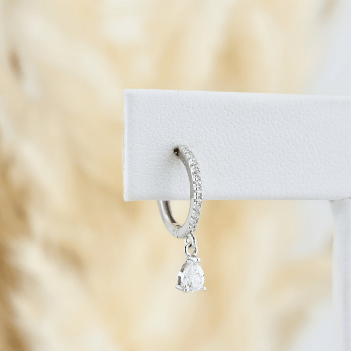 Mathieu Blanchard Boucles d'oreilles Boucles d'oreilles Huggies Gouttes en argent sterling