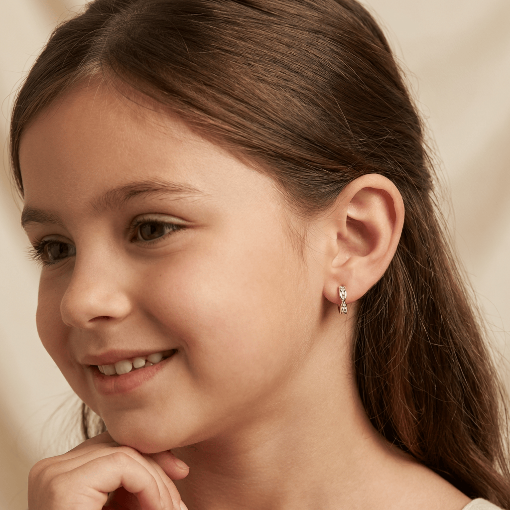 - Boucles d'oreilles Boucles d'oreilles huggies Mini boucle en or 10K