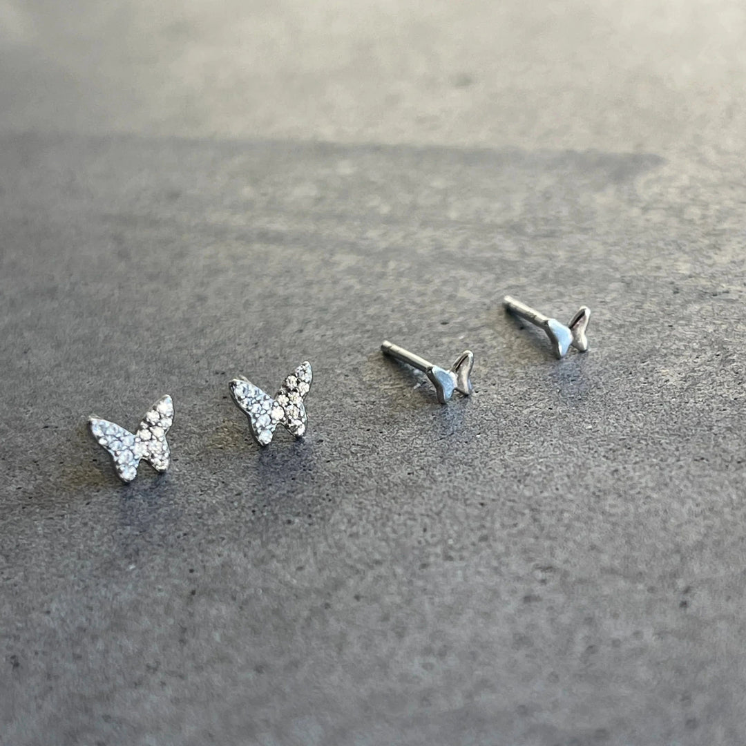 Caroline Néron Boucles d'oreilles L'Envolée en argent sterling