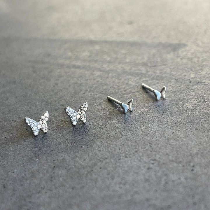Caroline Néron Boucles d'oreilles L'Envolée en argent sterling