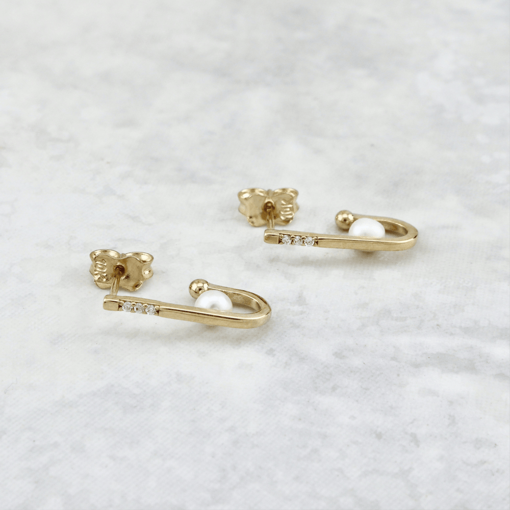 Boucles d'oreilles Perles en or jaune 10K Mathieu Blanchard Joaillerie Or jaune 10K GO50-2 Boucles d'oreilles Perles en or 10K | Mathieu Blanchard Joaillerie Mathieu Blanchard Joaillerie
