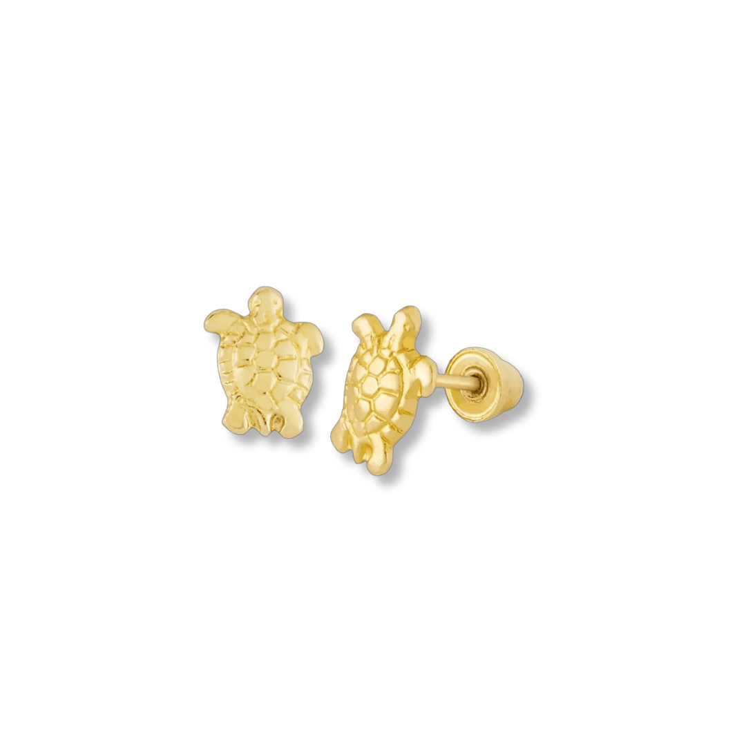 Boucles d'oreilles Tortues en or jaune 14K - Boucles d'oreilles Or jaune 14K 931SB Boucles d'oreilles Tortues en Or Jaune 14K | Mathieu Blanchard Mathieu Blanchard Joaillerie