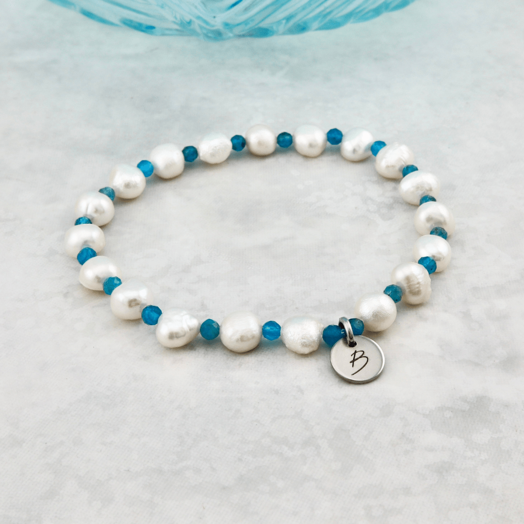 Mathieu Blanchard Bracelet Apatite 🌊 *5$ remis à L'Association de la colonie de Vacances