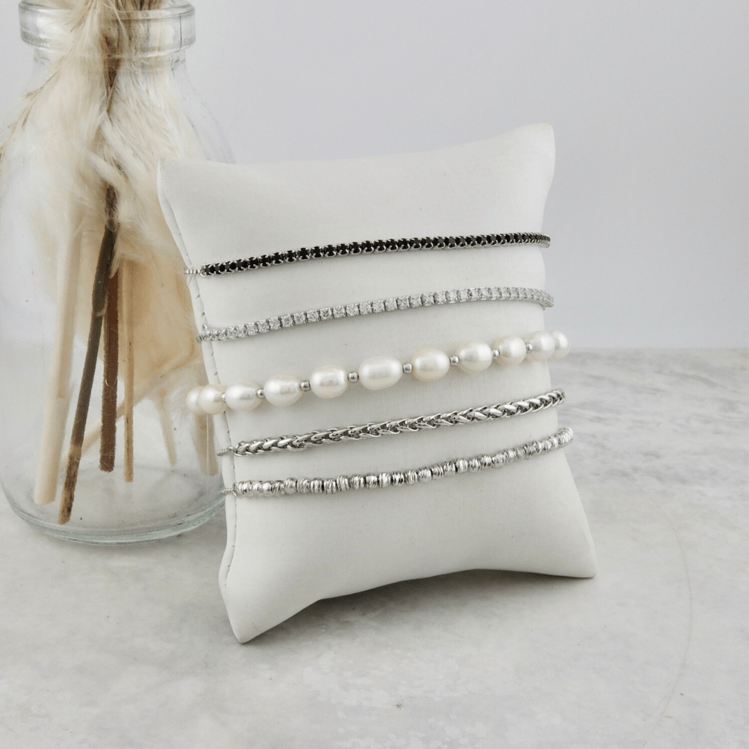 Bracelet Blé en argent sterling Mathieu Blanchard Argent / Argent sterling PBRAM12852S Bracelet 3mm blé en argent 925 ajustable | Mathieu Blanchard  Mathieu Blanchard Joaillerie