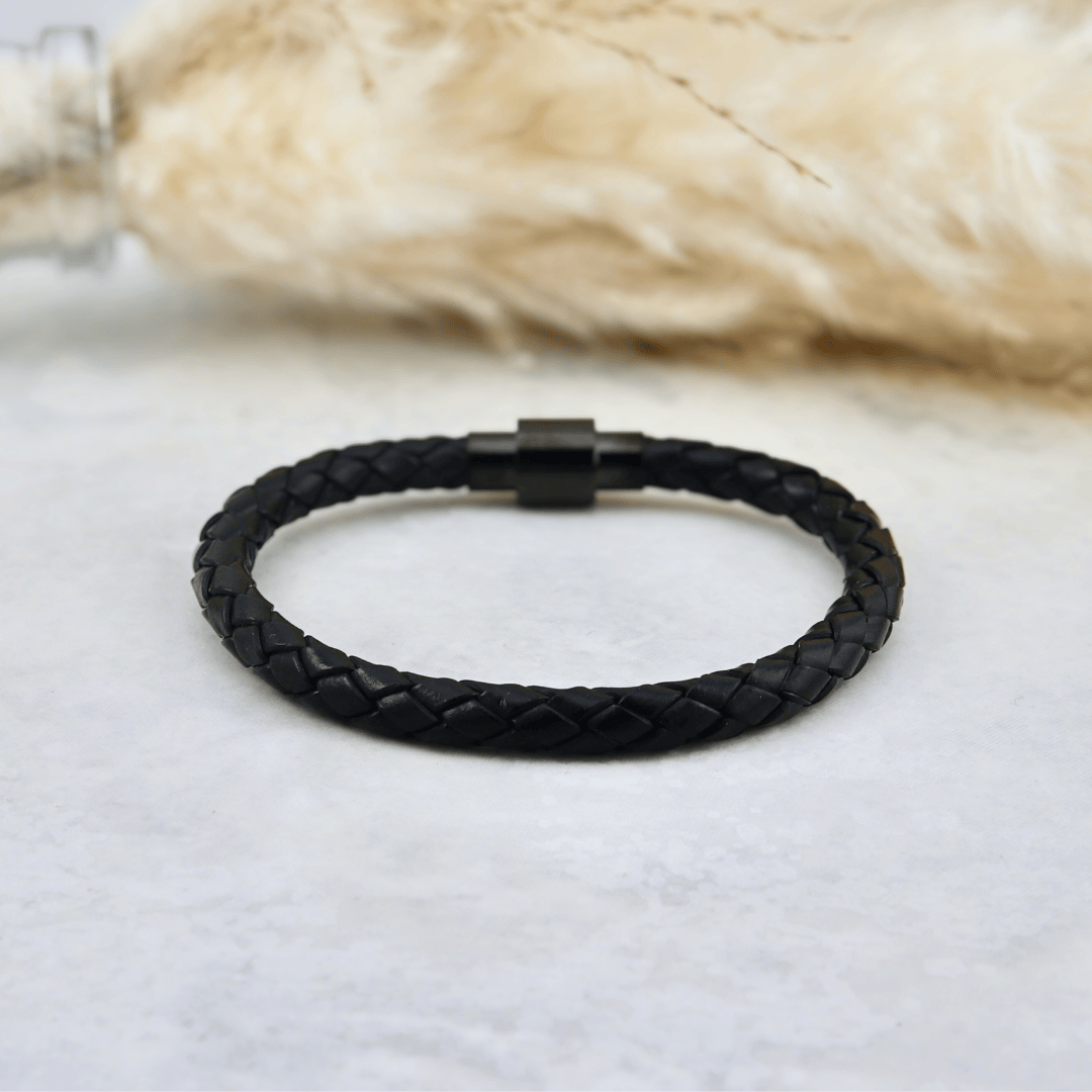 Mathieu Blanchard Bracelets Bracelet Classique en cuir et acier