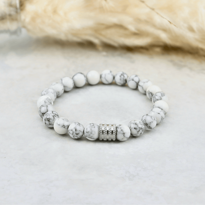 Mathieu Blanchard Bracelet La Force Turquoise Blanc