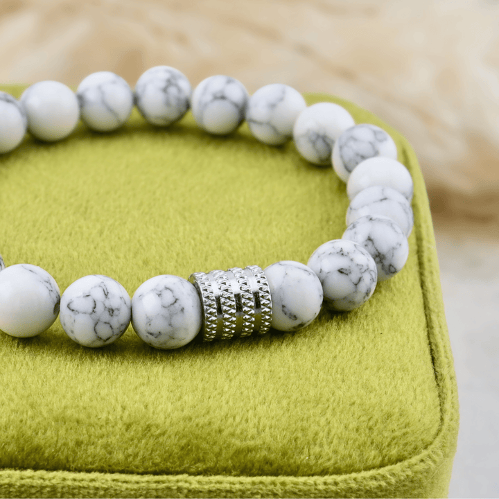 Mathieu Blanchard Bracelet La Force Turquoise Blanc