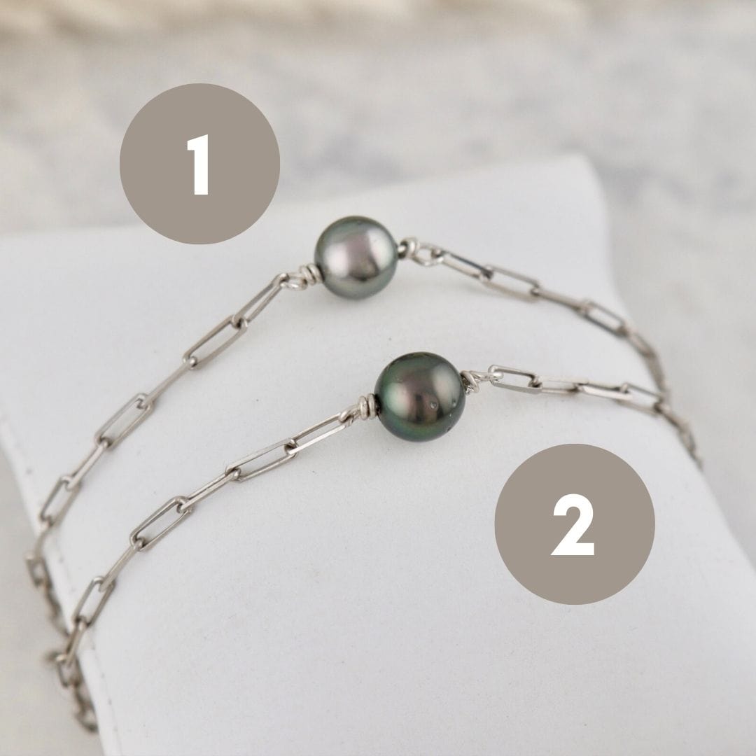 Bracelet Oceania et perle de Tahiti en argent sterling Mathieu Blanchard Bracelets Bracelet en argent sterling et perle de Tahiti | Mathieu Blanchard Mathieu Blanchard Joaillerie
