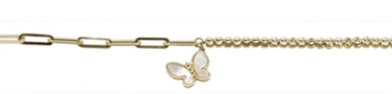 Mathieu Blanchard Joaillerie Bracelet Papillon en or 10K