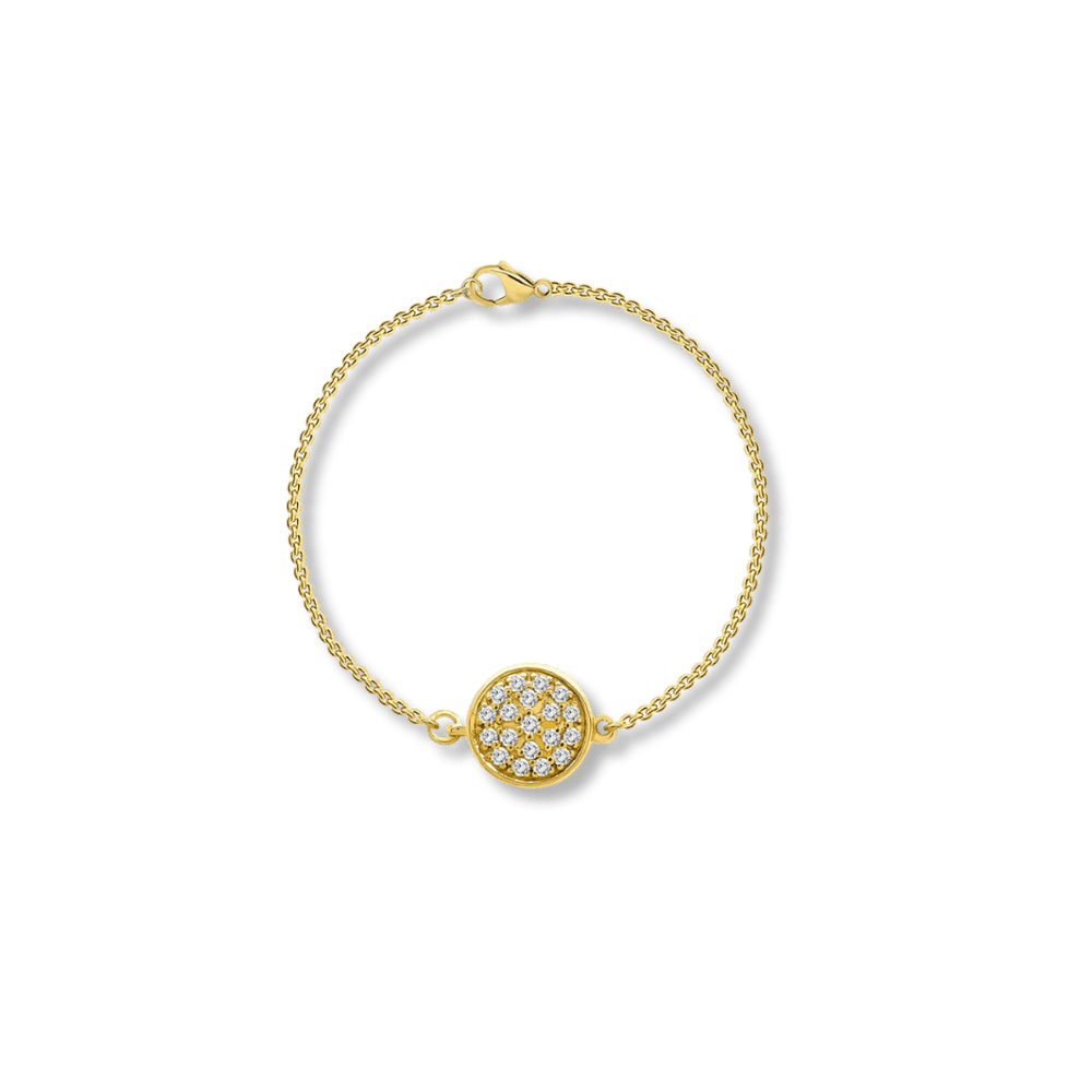 Bracelet réversible Classique Diamants 0.58 ctw en or jaune 14K Mathieu Blanchard Or jaune 14K / 7 pouces B7818.57.LAB Bracelet réversible Classique Diamants 0.58 ctw en or jaune 14K Mathieu Blanchard Joaillerie