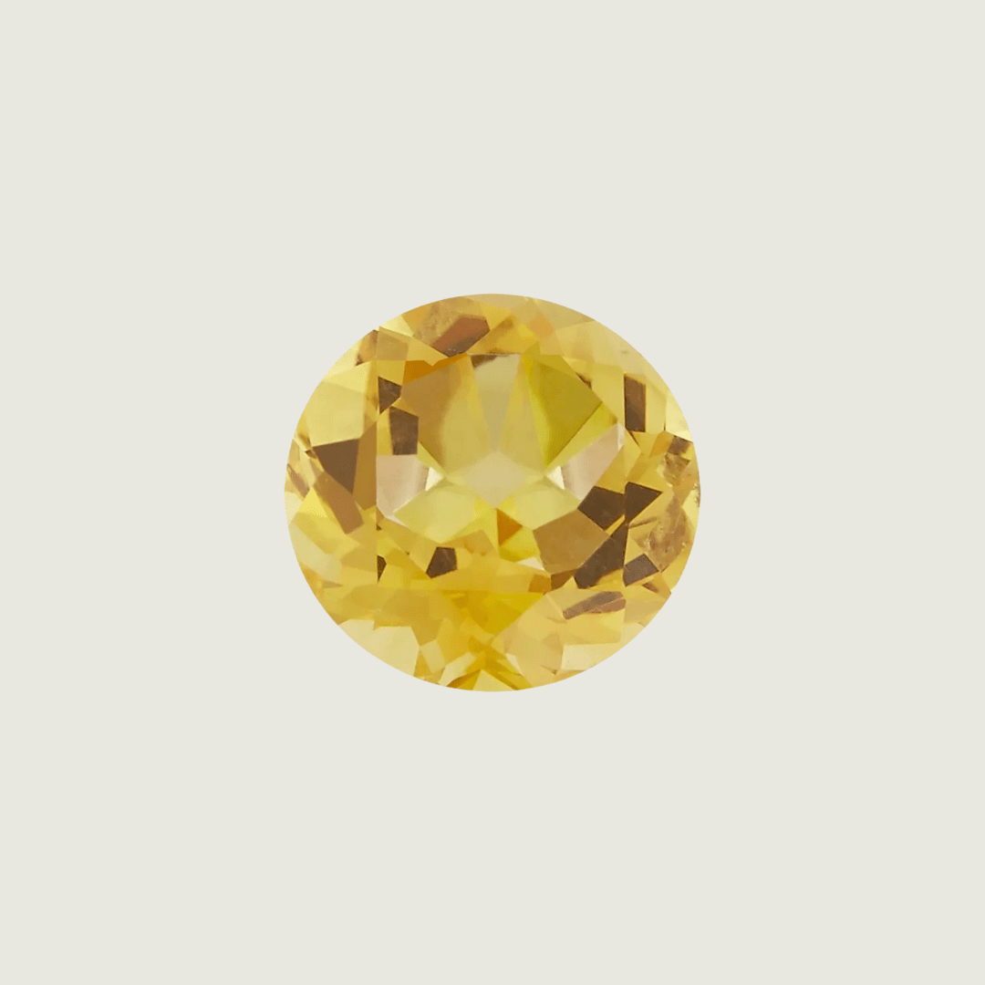 Citrine Naturel Taille Brillant Rond 8 mm Mathieu Blanchard PCIM15740S Citrine Naturel Taille Brillant Rond 8 mm | Pierres Mathieu Blanchard Mathieu Blanchard Joaillerie