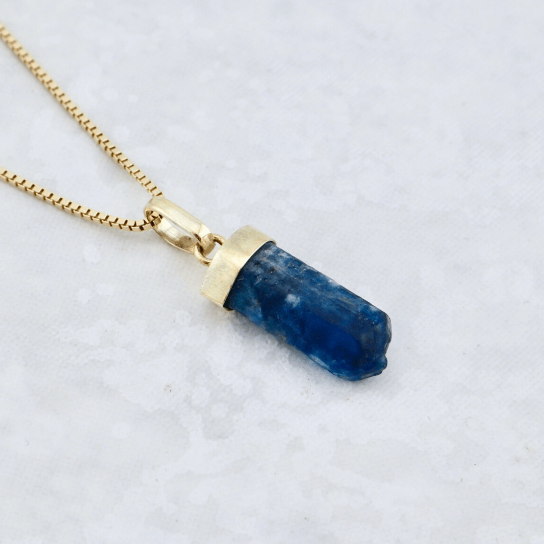 Mathieu Blanchard Collier Amulette or 14K et apatite