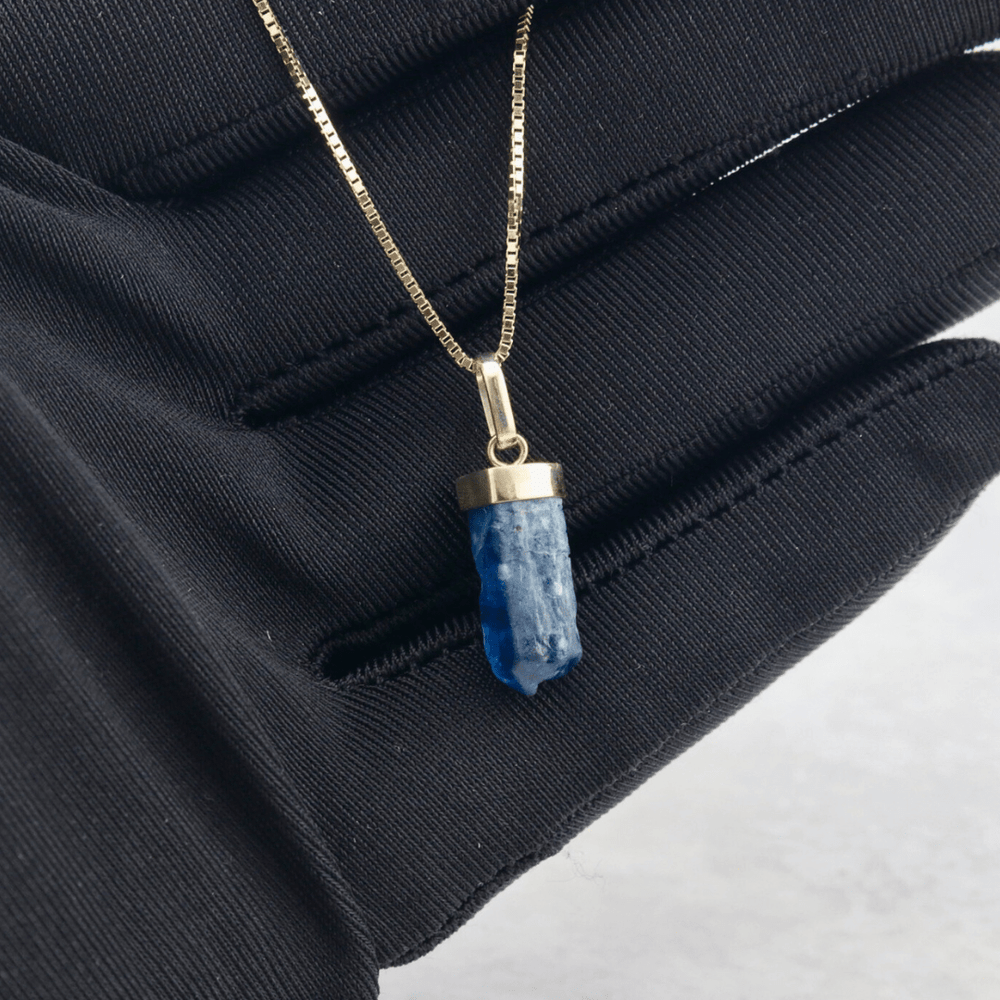 Mathieu Blanchard Collier Amulette or 14K et apatite