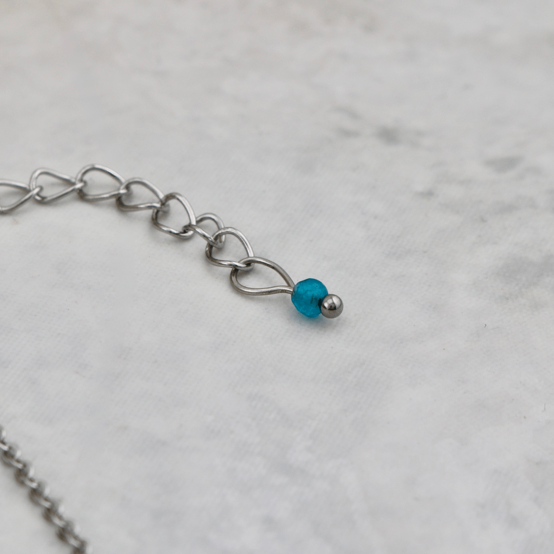 Mathieu Blanchard Collier Apatite 🌊 *5$ remis à L'Association de la colonie de Vacances