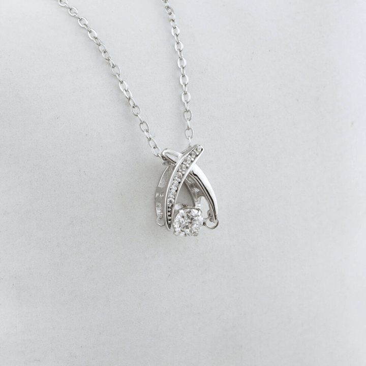 Collier Arche en argent sterling Mathieu Blanchard Pendants Argent / Argent sterling PCOAM12894S Collier avec pierre centrale en mouvement | Mathieu Blanchard Mathieu Blanchard Joaillerie