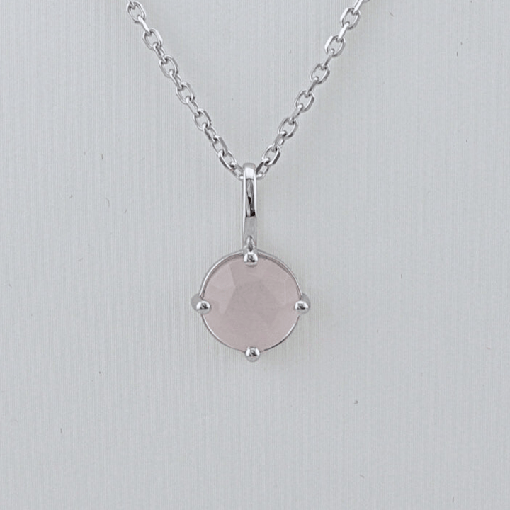 Mathieu Blanchard Collier Argent sterling Collier en argent sterling et Quartz rose