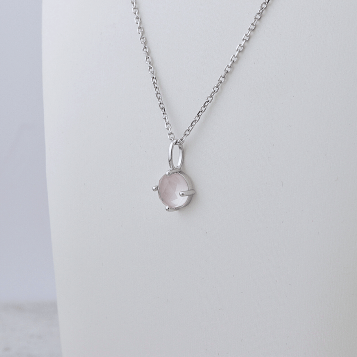 Mathieu Blanchard Collier Argent sterling Collier en argent sterling et Quartz rose