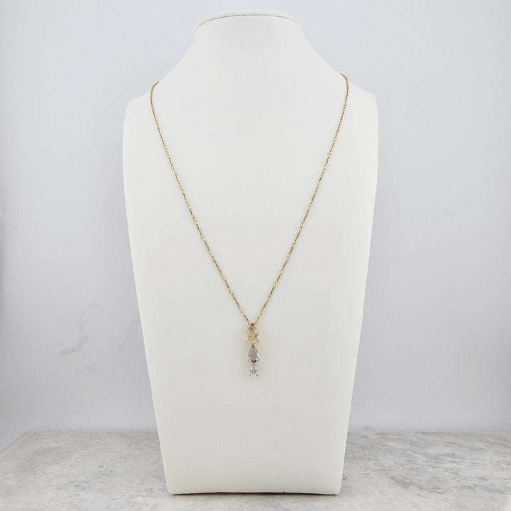 Mathieu Blanchard Collier Or 14K Collier en or 14K, citrine améthyste et topaze