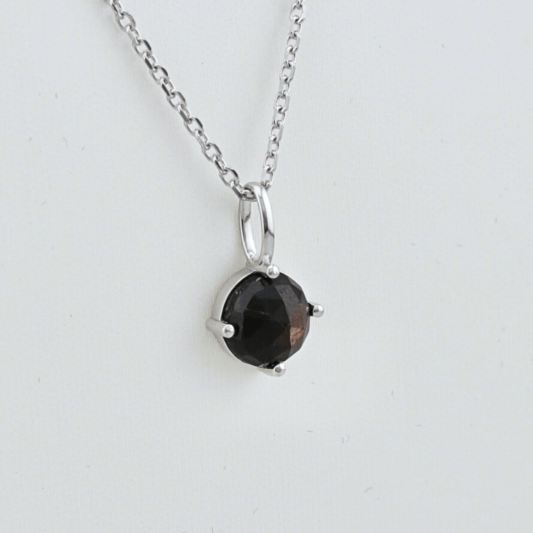 Collier et Saphir Doré en argent sterling Mathieu Blanchard Collier Argent sterling Collier en argent sterling et Saphir Doré | Mathieu Blanchard Mathieu Blanchard Joaillerie