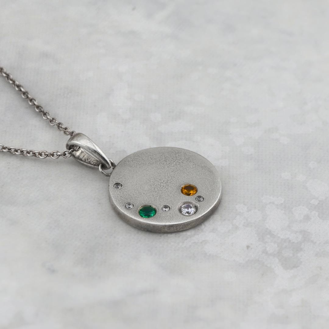 Collier Famille Mathieu Blanchard Collier Pendentif Famille à personnaliser en or 14K - 18K ou platine | Mathieu Blanchard Mathieu Blanchard Joaillerie