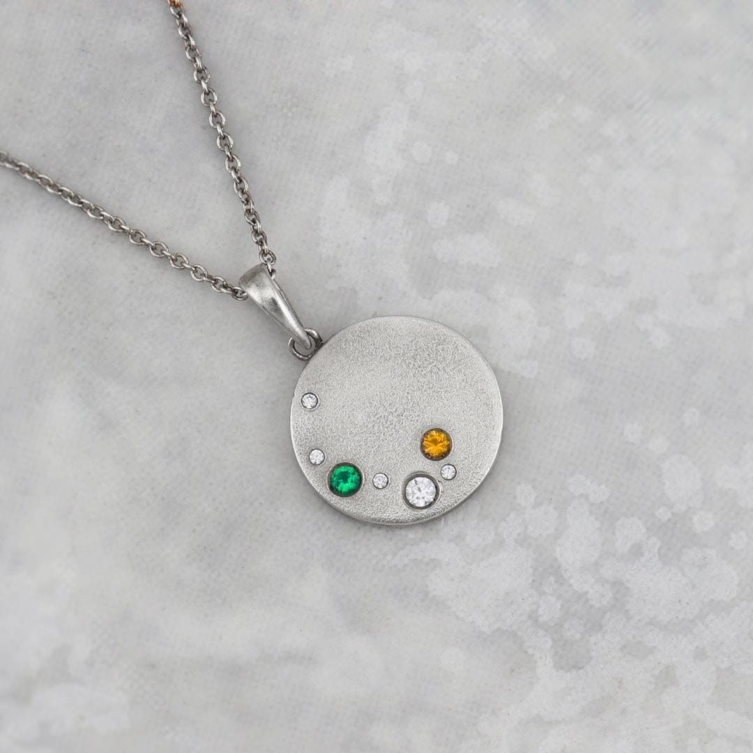 Collier Famille Mathieu Blanchard Collier Pendentif Famille à personnaliser en or 14K - 18K ou platine | Mathieu Blanchard Mathieu Blanchard Joaillerie