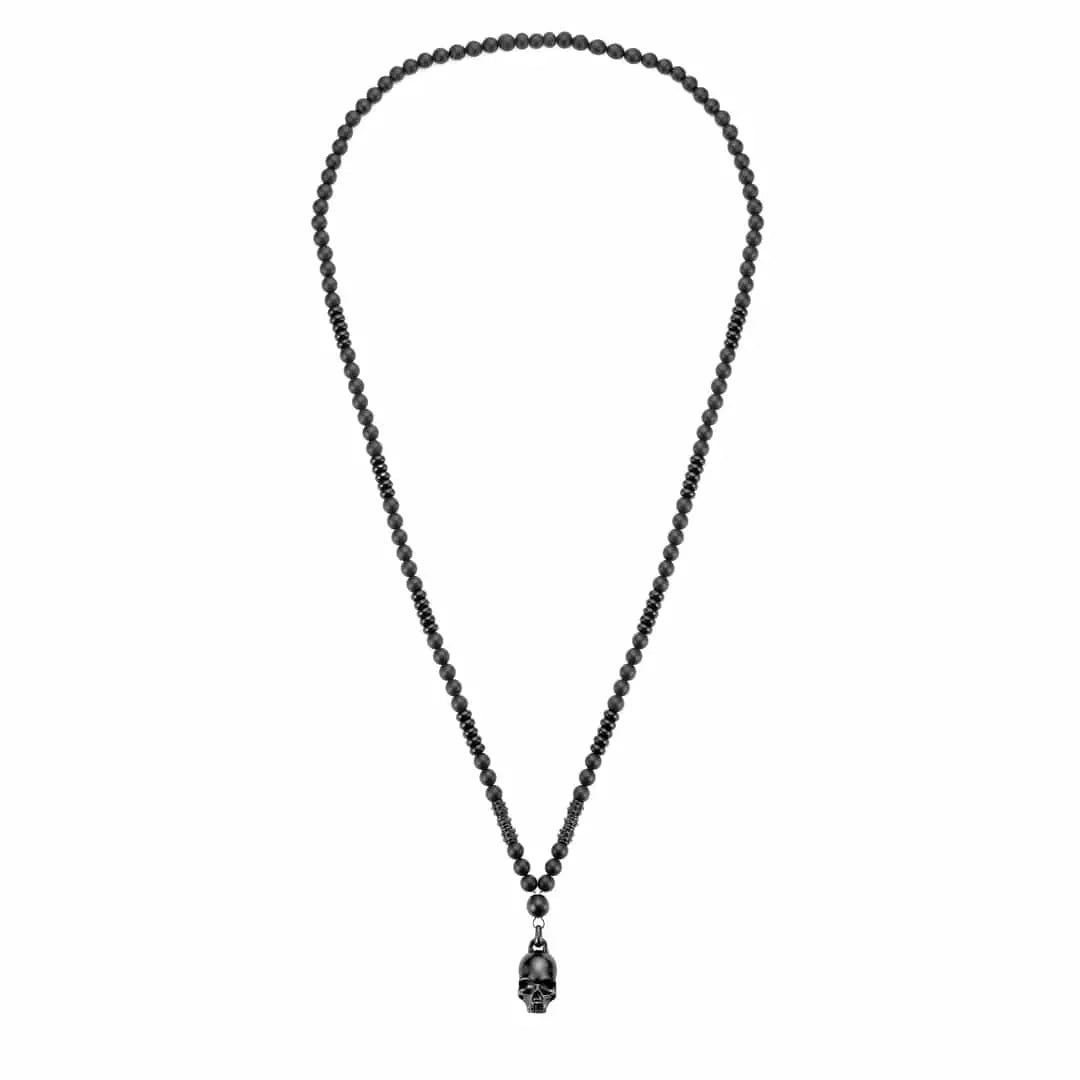 Collier Memento Mori en acier inoxydable SkeletonHD Acier inoxydable Collier Tête de mort en acier inox pour homme | Mathieu Blanchard Mathieu Blanchard Joaillerie