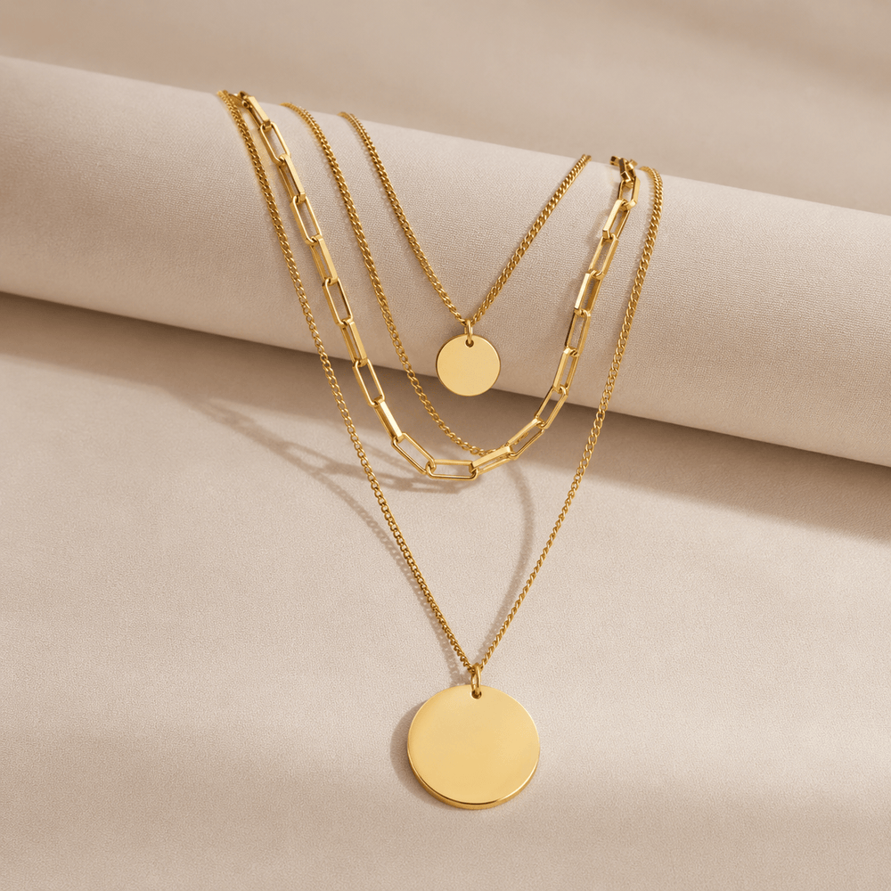 Mathieu Blanchard Collier Collier triple en acier